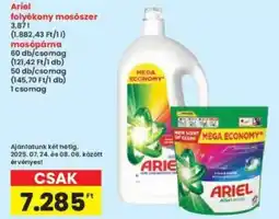 Interspar Ariel folyékony mosószer ajánlat