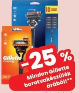 Interspar Gillette borotvakészülék ajánlat