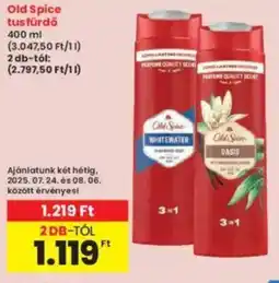 Interspar Old Spice tusfürdő ajánlat