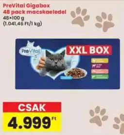 Interspar PreVital Gigabox 48 pack macskaeledel ajánlat