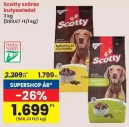 Interspar Scotty száraz kutyaeledel ajánlat