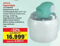JOCCA fagylaltgép JOC586810