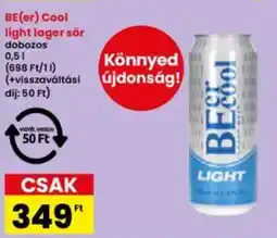 Interspar BE(er) Cool light lager sör ajánlat