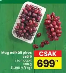 Interspar Mag nélküli piros szőlő ajánlat