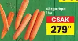 Interspar Sárgarépa ajánlat