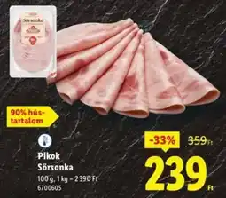 Lidl Pikok Sörsonka ajánlat