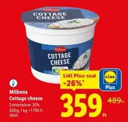 Lidl Milbona Cottage cheese ajánlat