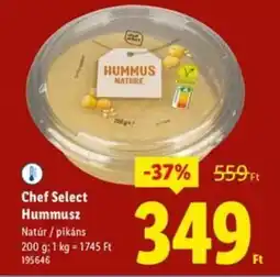Lidl Chef Select Hummusz ajánlat