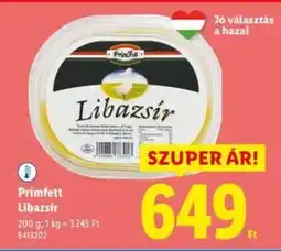 Lidl Primfett Libazsír ajánlat
