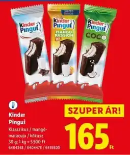 Lidl Kinder Pingui ajánlat