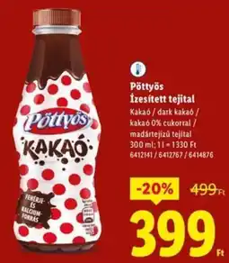 Lidl Pöttyös Ízesített tejital ajánlat