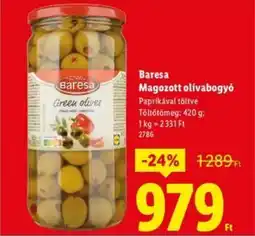 Lidl Baresa Magozott olívabogyó ajánlat
