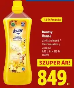 Lidl Doussy Öblítő ajánlat