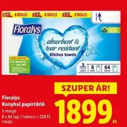 Lidl Floralys Konyhai papírtörlő ajánlat