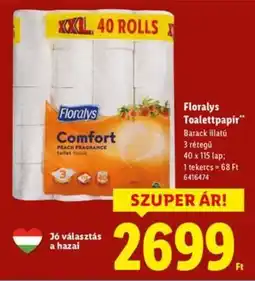 Lidl Floralys Toalettpapír ajánlat