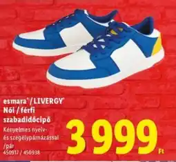 Lidl Esmara / LIVERGY Női / férfi szabadidőcipő ajánlat