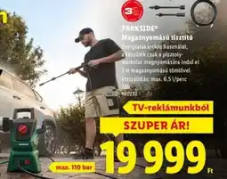 Lidl PARKSIDE Magasnyomású tisztító ajánlat