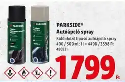 Lidl PARKSIDE Autóápoló spray ajánlat