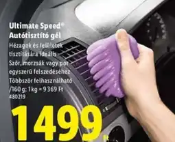Lidl Ultimate Speed Autótisztító gél ajánlat