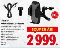 Lidl Tronic Okostelefontartó szett ajánlat