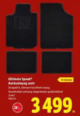 Lidl Ultimate Speed Autószőnyeg szett ajánlat