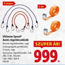 Lidl Ultimate Speed Autós rögzítőeszközök ajánlat