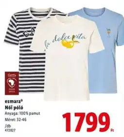 Lidl Esmara Női póló ajánlat