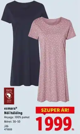 Lidl Esmara Nối hálóing ajánlat