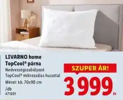 Lidl LIVARNO home TopCool párna ajánlat