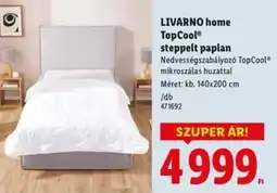 Lidl LIVARNO home Top Cool steppelt paplan ajánlat