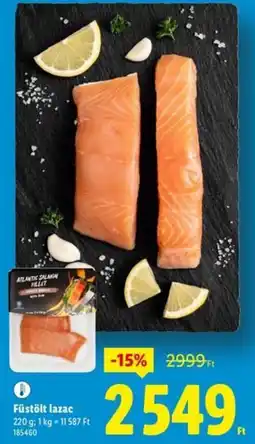 Lidl Füstölt lazac ajánlat