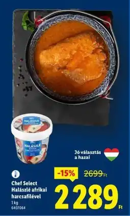 Lidl Chef Select Halászlé afrikai harcsafilével ajánlat