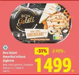 Lidl Bon Gelati Amerikai stílusú jégkrém ajánlat