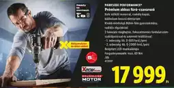 Lidl PARKSIDE PERFORMANCE Prémium akkus fúró-csavarozó ajánlat