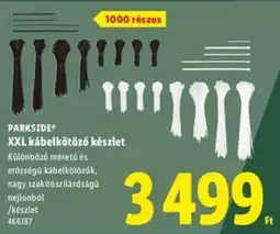 Lidl PARKSIDE XXL kábelkötöző készlet ajánlat