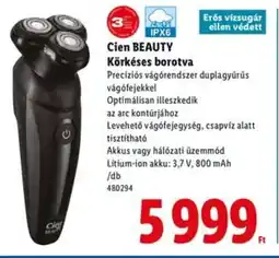 Lidl Cien BEAUTY Körkéses borotva ajánlat