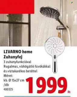 Lidl LIVARNO home Zuhanyfej ajánlat