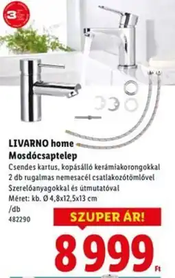 Lidl LIVARNO home Mosdócsaptelep ajánlat