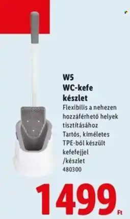 Lidl W5 WC-kefe készlet ajánlat