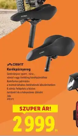 Lidl CRIVIT Kerékpárnyereg ajánlat