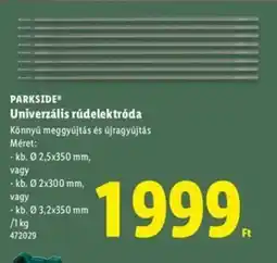 Lidl PARKSIDE Univerzális rúdelektróda ajánlat