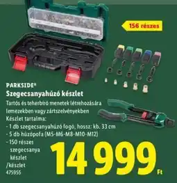 Lidl PARKSIDE Szegecsanyahúzó készlet ajánlat