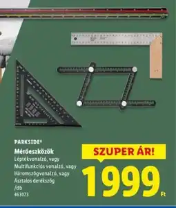 Lidl PARKSIDE Mérőeszközök ajánlat