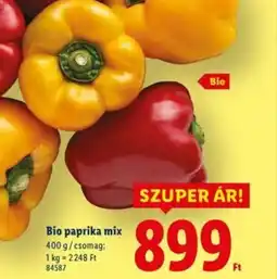 Lidl Bio paprika mix ajánlat