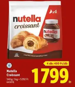 Lidl Nutella Croissant ajánlat
