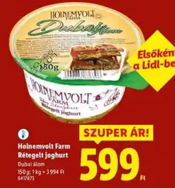 Lidl Holnemvolt Farm Rétegelt joghurt ajánlat