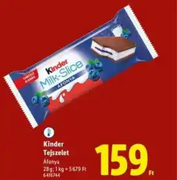 Lidl Kinder Tejszelet Áfonya ajánlat
