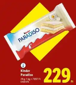 Lidl Kinder Paradiso ajánlat