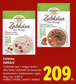 Lidl Cerbona Zabkása ajánlat