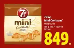 Lidl 7Days Mini Croissant Millefeuille ajánlat